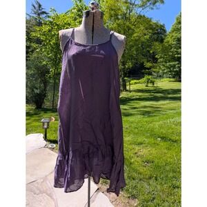 Cotton & Silk Sheer Ruffle Fairy Dark Romantic Vintage Medium Babydoll Grunge M